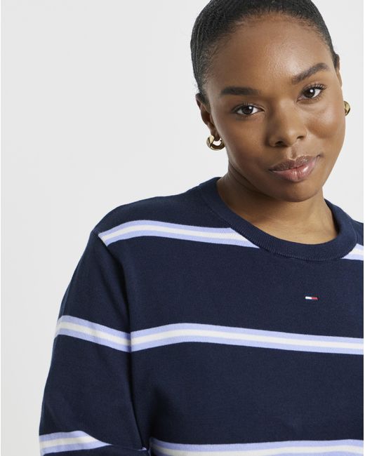 Tommy Hilfiger Blue Crew Sweatshirt