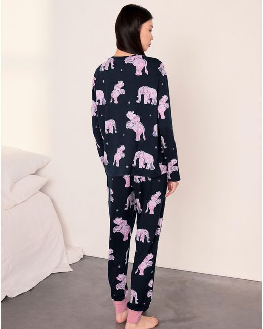Chelsea Peers Blue Long Sleeve Pj Set