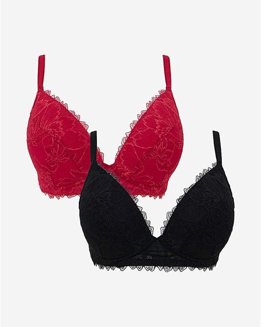 Pretty Secrets Red 2 Pack Willow Bralette