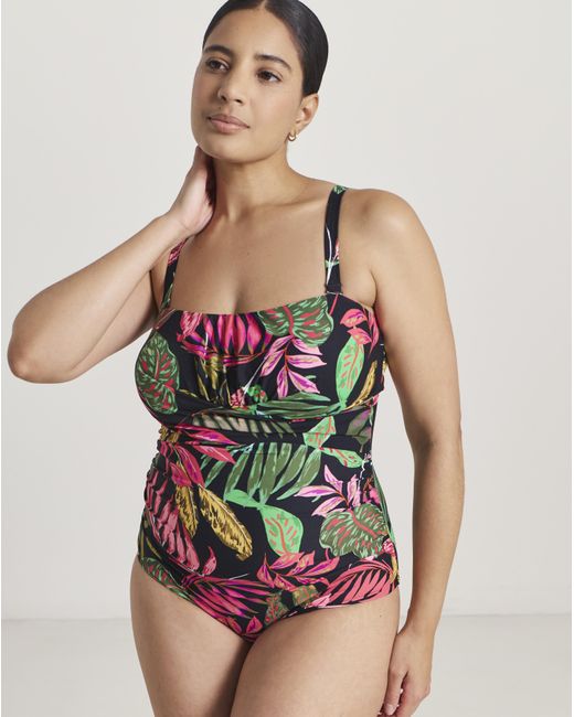 MAGISCULPT Multicolor Bandeau Swimsuit