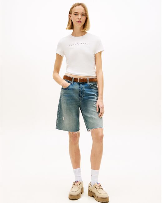 Tommy Hilfiger White Slim Tee