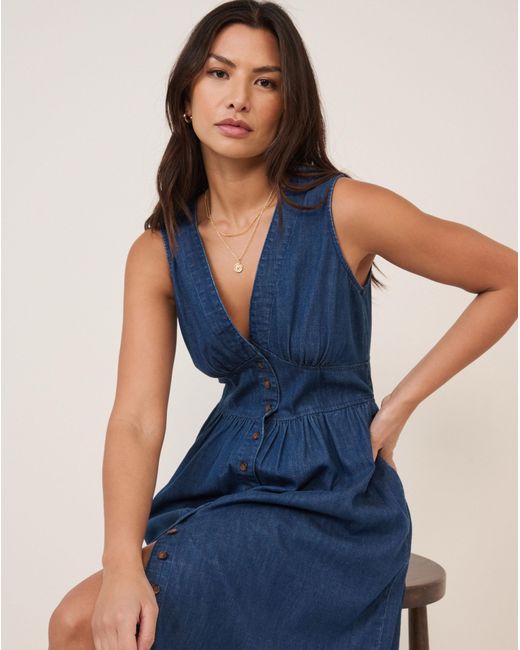 Nobody's Child Blue Starlight Midi Dress