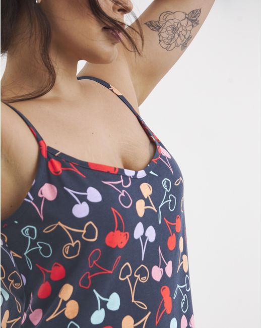 Simply Be Blue Cherry Cami Nightie