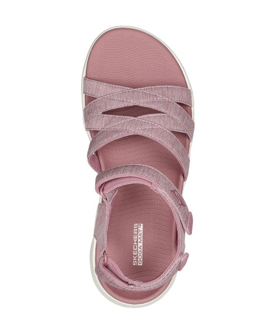 Skechers Pink Go Walk Flex Sandal