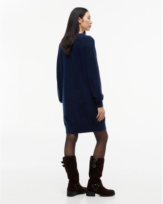 Tommy Hilfiger Blue Sweater Flag Dress