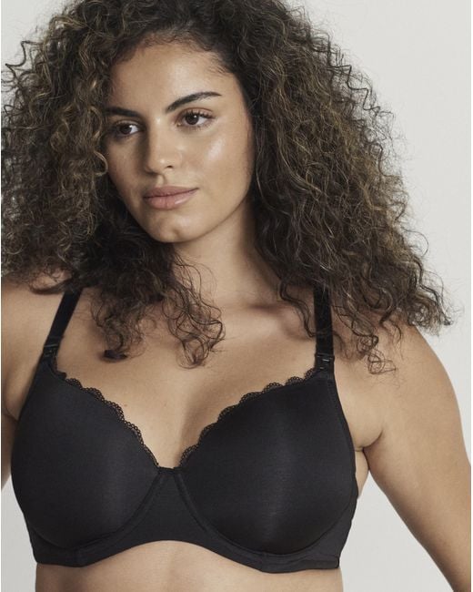Figleaves Black Flexi Wire Nursing Bra