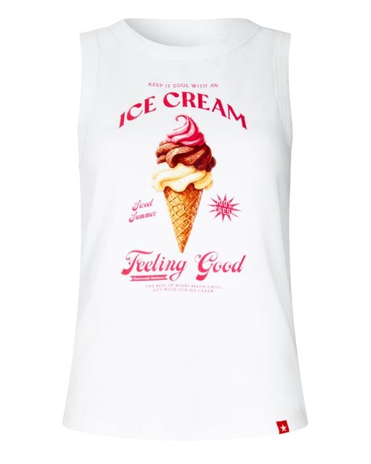 Joe Browns White Ice Cream Days Vest