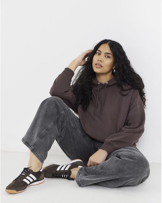 Simply Be Brown Oversized Hoodie