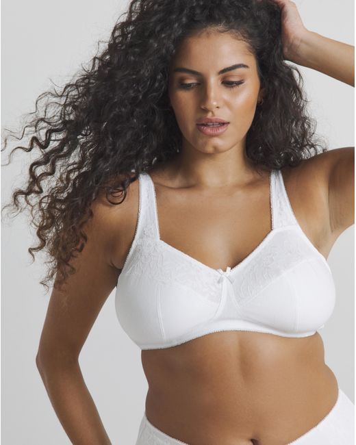 Pretty Secrets White 2 Pack New Sarah Full Cup Non Wired Bras