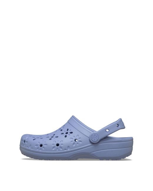 CROCSTM Blue Classic Floral Cut Out Clog