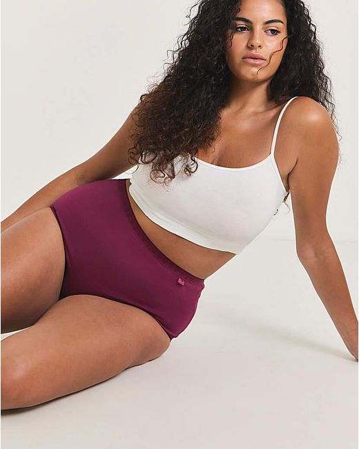 Slimma Pink 4 Pack Full Fit Knickers