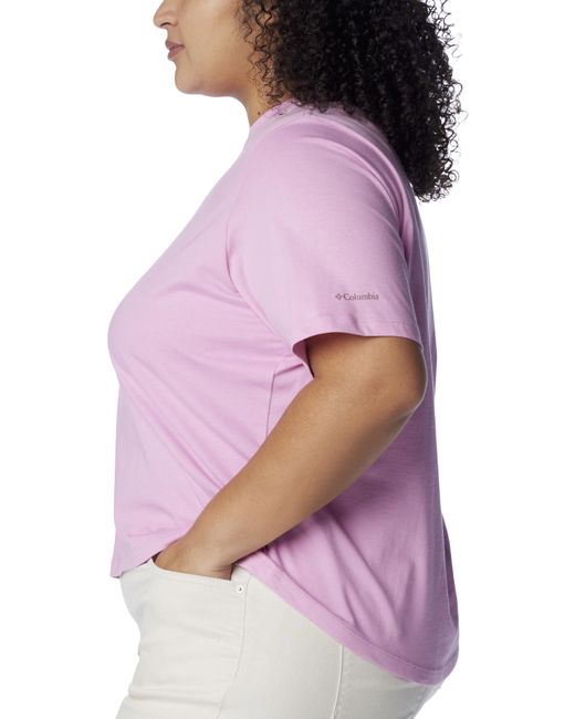 Columbia Purple Columbia North Cascades Relaxed T-Shirt