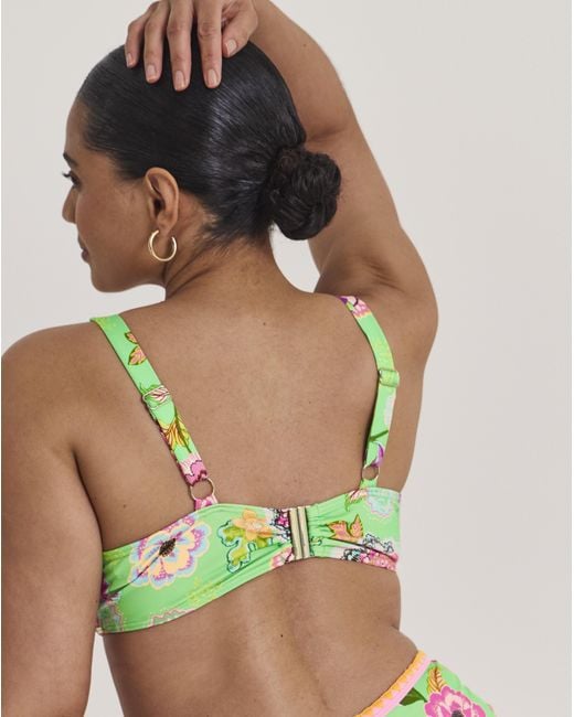 Figleaves Green Underwired Bikini Top