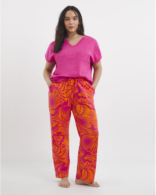 Pretty Secrets Red Slub Pj Set