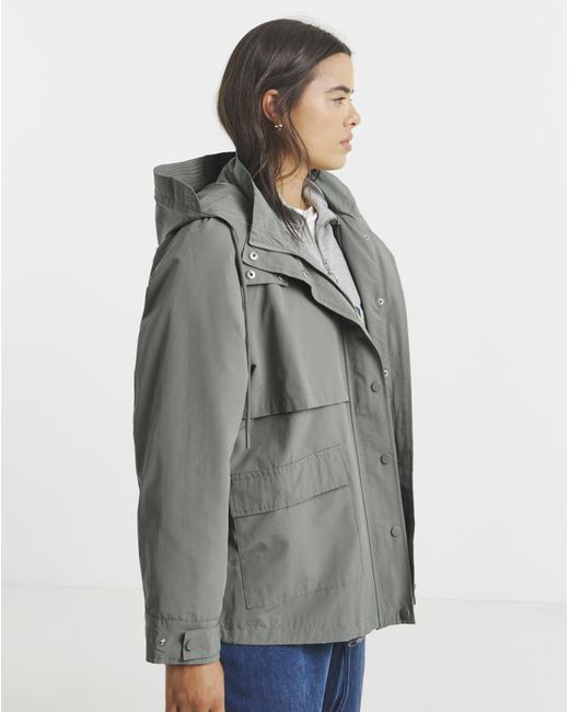Simply Be Blue Short Storm Flap Parka