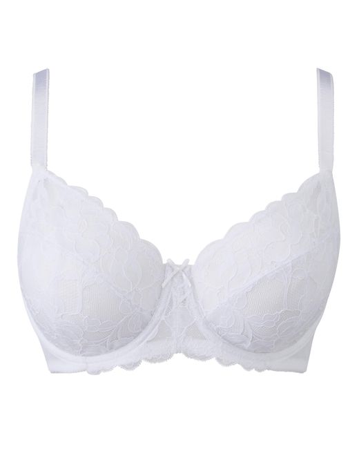 Pretty Secrets Brown Ivy Lace Full Cup Value Bra