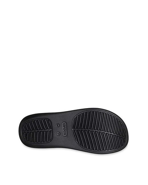 CROCSTM Black Getaway Platform Toe Post Sandal