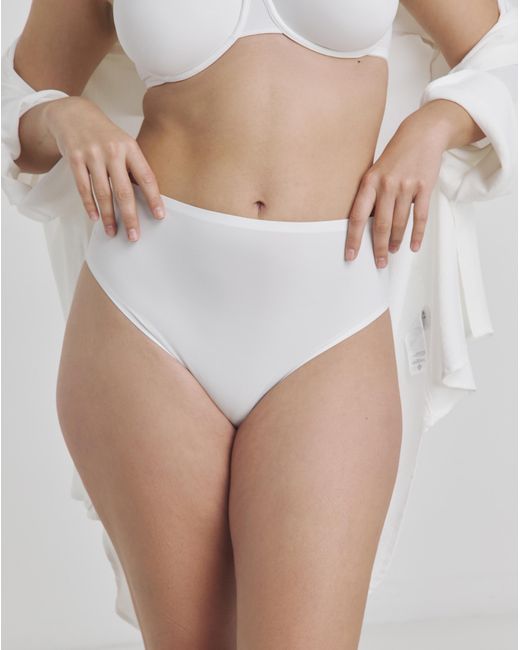 Pretty Secrets White 3 Pack Micro Full Brief