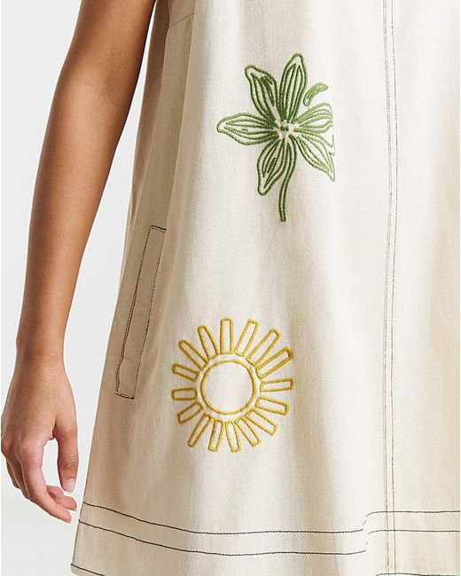 Native Youth Natural Ny Swing Mini Dress