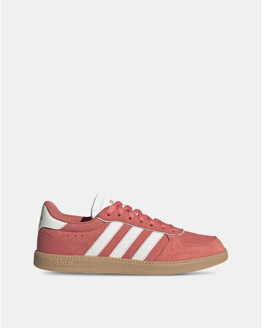 Adidas Red Breaknet Sleek Trainers