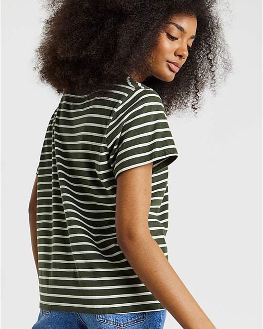 Levi's White Perfect Vneck Tee