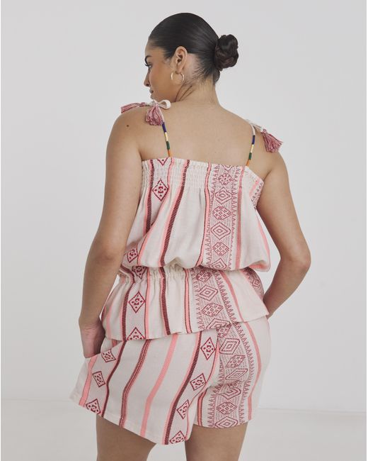 Beach To Beach Pink Stripe Beach Co Ord