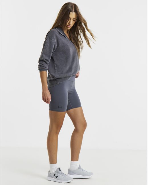 Under Armour Gray Campus 7 Shorts"