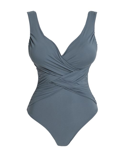 MAGISCULPT Blue French Illusion Swimsuit