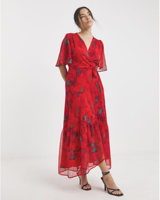 Hope & Ivy Red Maxi