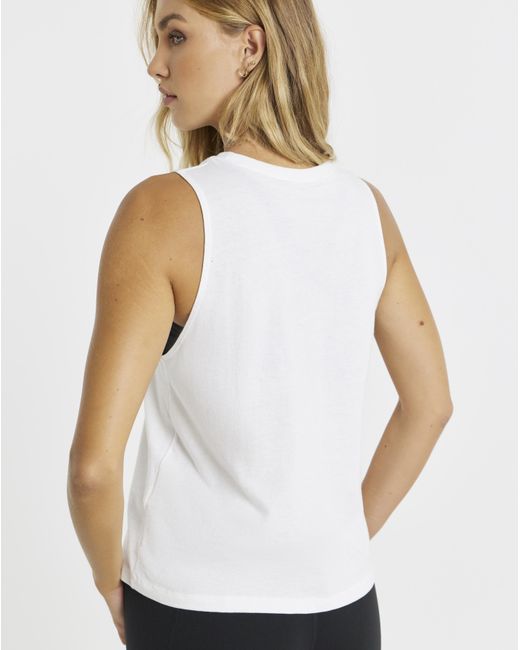 Under Armour White Logo Tank