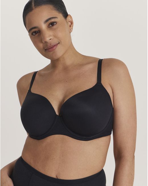 Pretty Secrets Black 2 Pack Smoothing Microfibre T-Shirt Bras