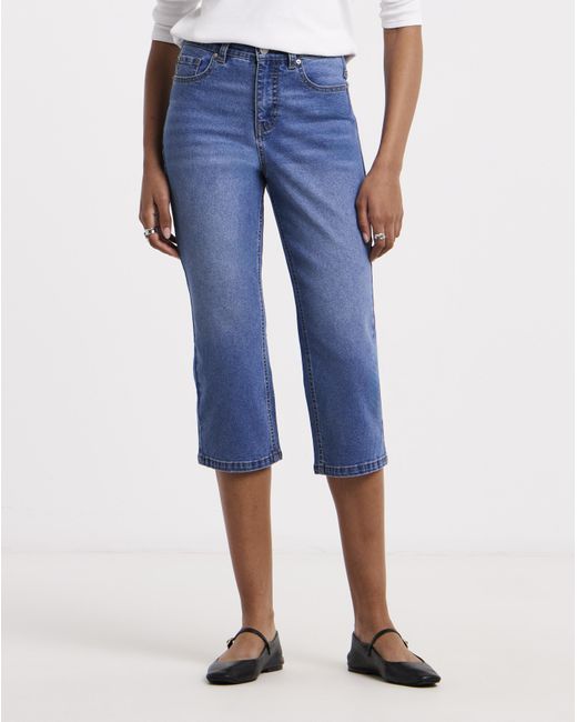 Simply Be Blue 24/7 Slim Crop Jeans