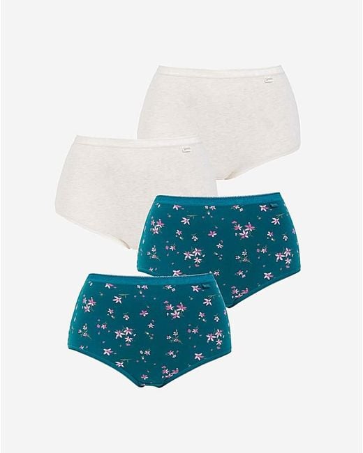 Slimma Blue 4 Pack Full Fit Knickers