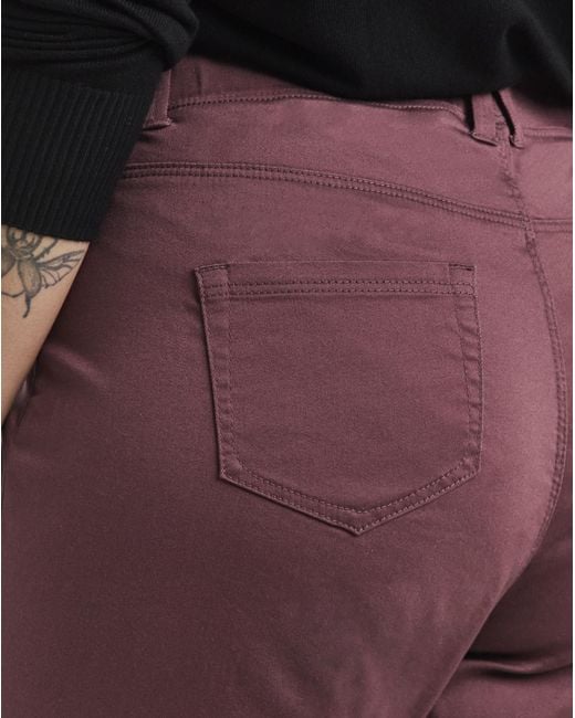 Simply Be Red Wide Leg Jegging