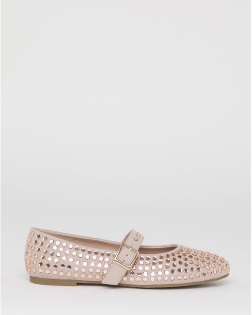 Simply Be Natural Studded Mary Jane Extra Wide