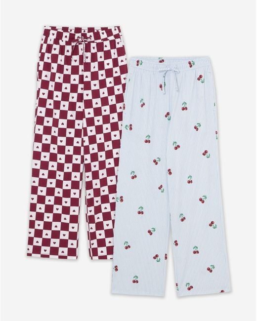 Pretty Secrets White Pack 2 Pj Bottoms