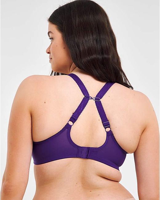 Elomi Charley Plunge Unterwäsche BH Für Damen – Mit Bügel, Breiten Trägern, 3-teiligen Körbchen & Flexibler Rückenteil