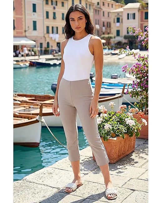 Roman Green Roman Cropped Stretch Trouser