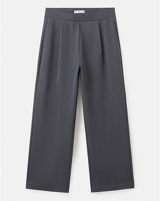 Mango Gray Elasticated Waist Trouser