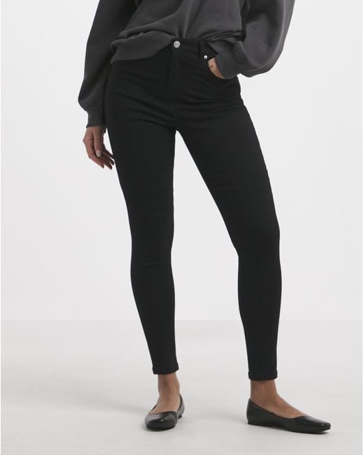 Simply Be Black Skinny Highwaist Super Stretch