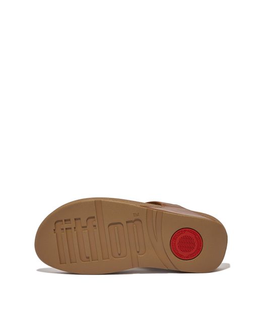 Fitflop Blue Fit Flop Lulu Toe Post Leather