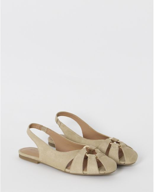 Simply Be Natural Ring Detail Ballerinas Extra Wide Fit