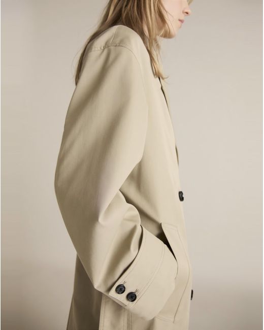 Mango Natural Oversized Trenchcoat
