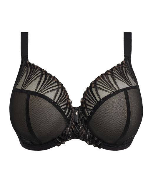 Elomi Black Reja Plunge Wired Bra