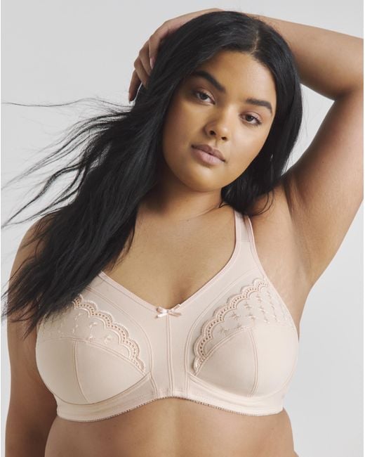 Pretty Secrets Brown 2 Pack Sally Minimiser Non Wired Bras
