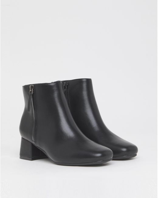 JD Williams Multicolor Low Block Heel Boot With Zip Wide