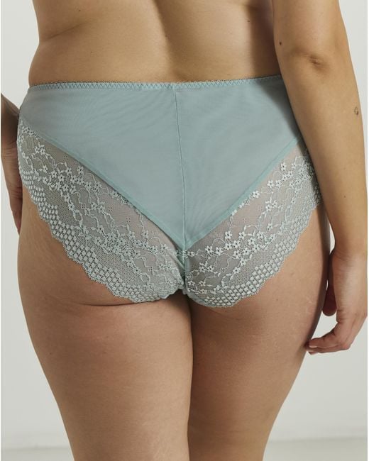 Elomi Blue Lucie High Leg Knicker