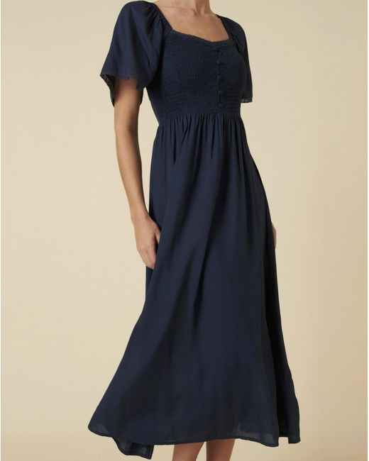 Nobody's Child Blue Mia Midi Dress