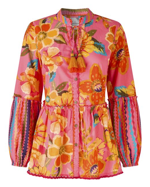 Joe Browns Red Sunshine Days Printed Top