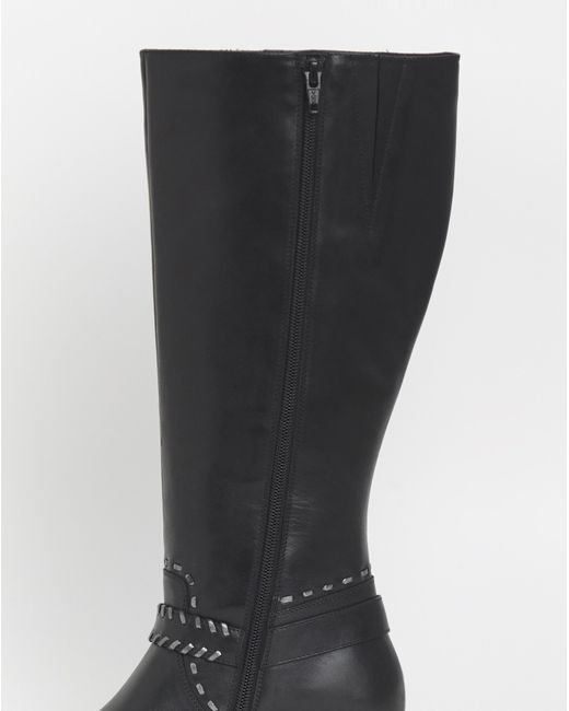 Joe Browns Black Knee High Leather Boot Eee